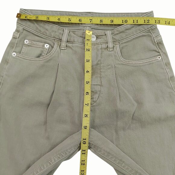 Anthropologie Pilcro The Breaker Jeans Womens 25 Light Green Barrel Retro Y2K - Picture 11 of 12